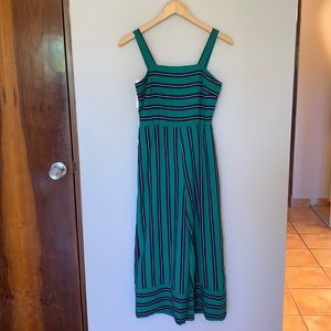 Stripped Ankle Cropped Jumper